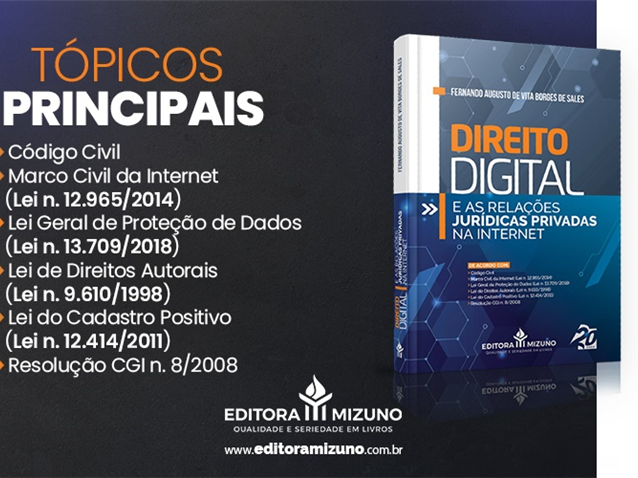 Editora Mizuno Lança Obra De Direito Digital - Migalhas