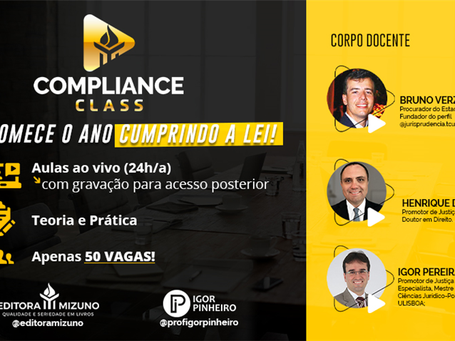 Curso De Formação Em Compliance Anticorrupção Na Administração Pública ...