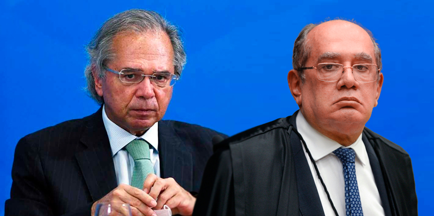 Paulo Guedes e Gilmar Mendes
