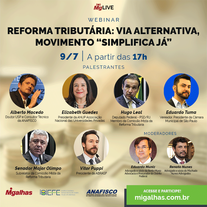 Webinar: movimento Simplifica Já: Link de acesso. – ANAFISCO